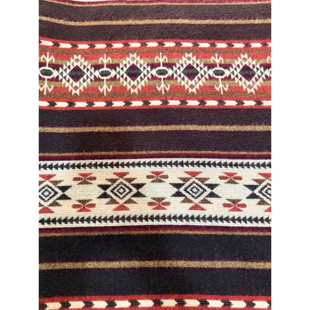 Little Amigos Traveler Blanket Alpaca Blend Brown South America Inca 86”X 80 - Picture 2 of 6